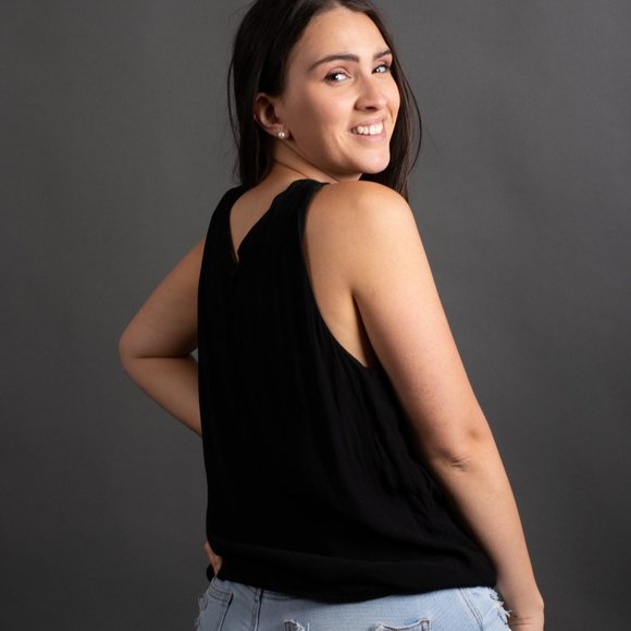 Black Halter Top by Chelsea28 - Picture 9 of 9